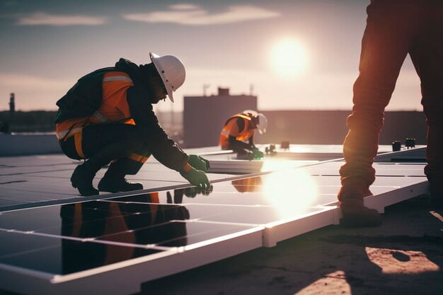 two-men-working-solar-panel-roof-bkk
